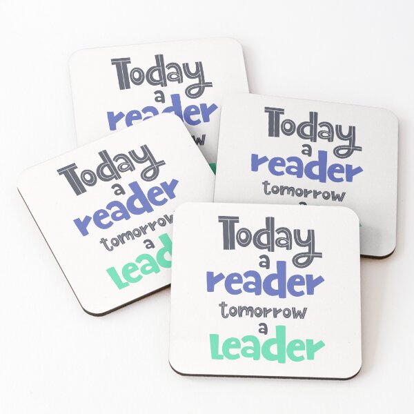 Item preview, Today A Reader Tomorrow A Leader  designed and sold by ZubiyaArt.
