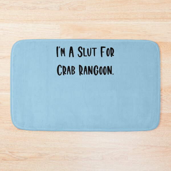 Item preview, I m A Slut For Crab Rangoon - Crab Rangoon Meme Sticker designed and sold by ArianMusliu.