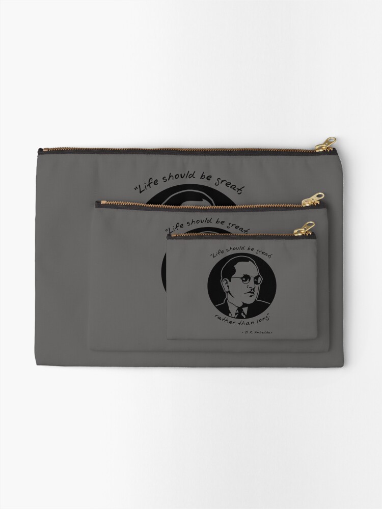 Thumbnail 2 of 4, Zipper Pouch, B. R. Ambedkar designed and sold by KaeKason.