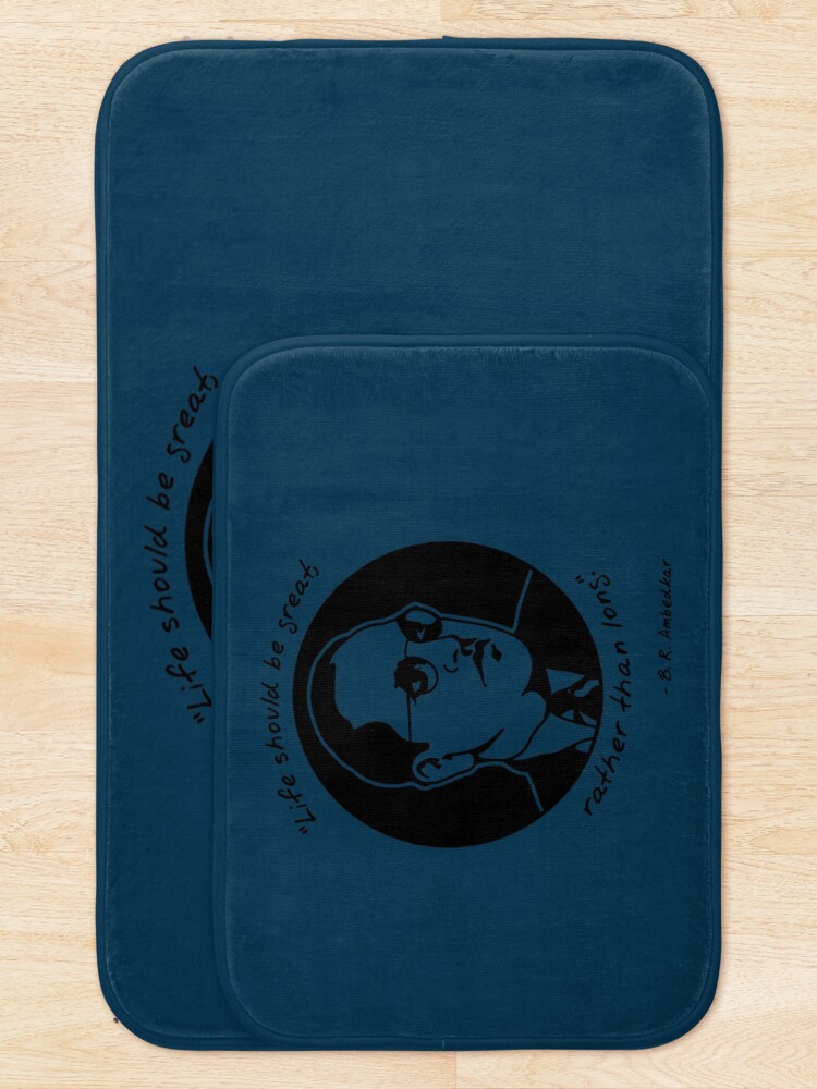 Thumbnail 5 of 6, Bath Mat, B. R. Ambedkar   designed and sold by KaeKason.