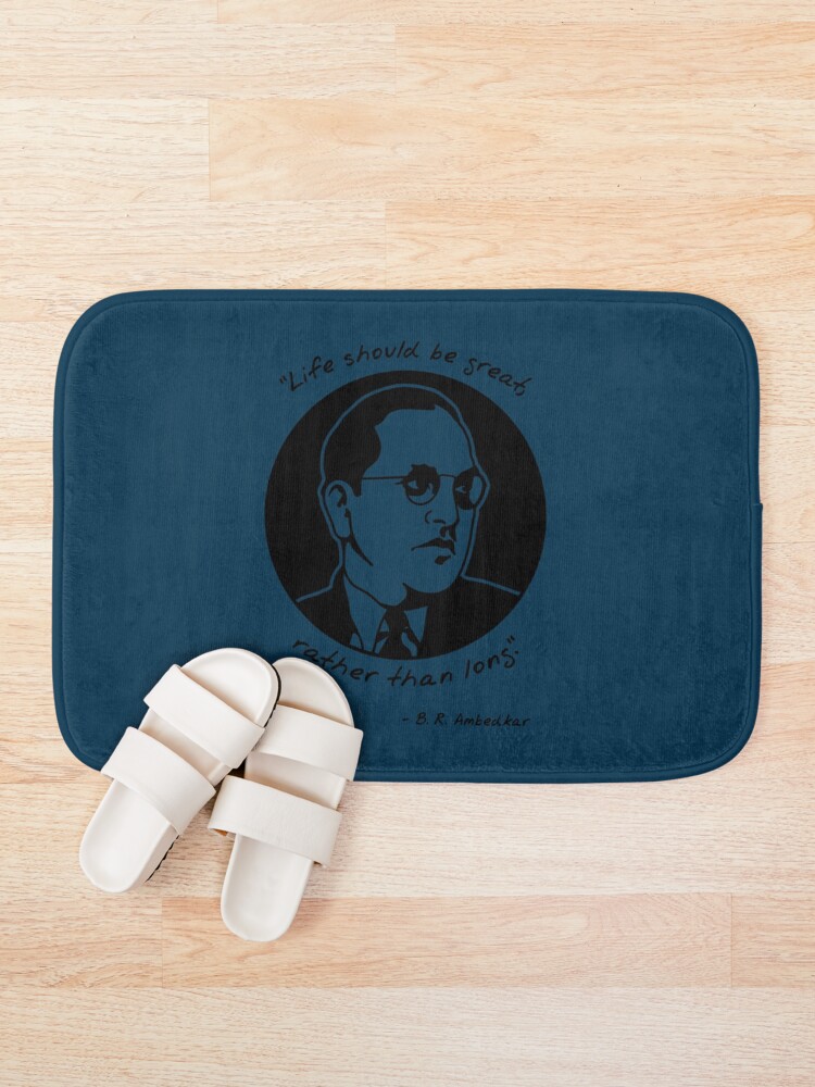 Thumbnail 1 of 6, Bath Mat, B. R. Ambedkar   designed and sold by KaeKason.