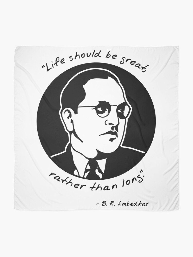 Thumbnail 2 of 3, Scarf, B. R. Ambedkar designed and sold by KaeKason.
