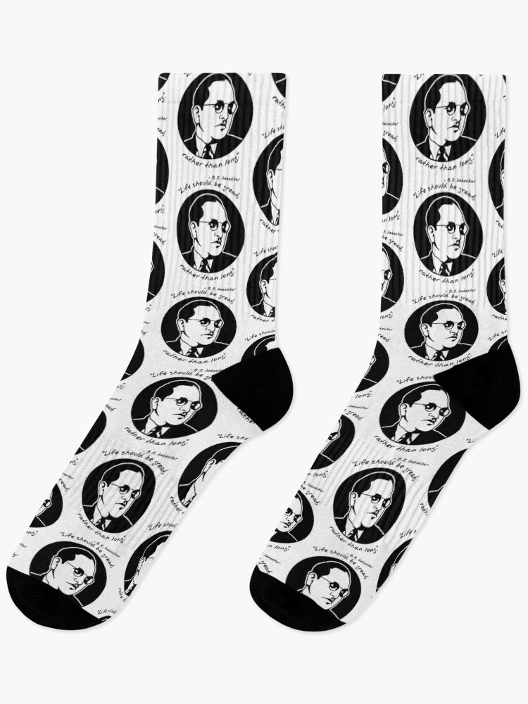 Thumbnail 1 of 5, Socks, B. R. Ambedkar   designed and sold by KaeKason.