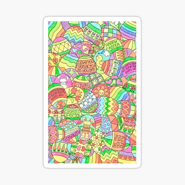 Eggstra Special Rainbow Eggs Sticker