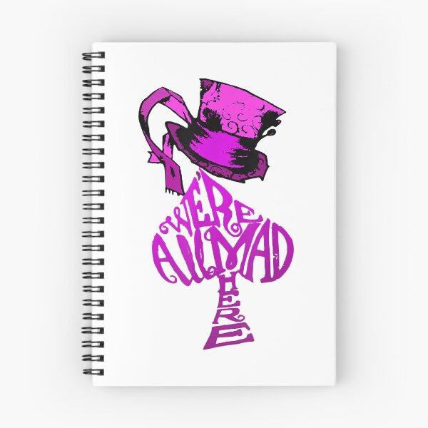 Item preview, Virtuoso Delicate Eye Magic Nice We'Re All Mad Here Pink Hat In Wonderland Tee Shirt Gift For Fan designed and sold by GrCharleRidgley.