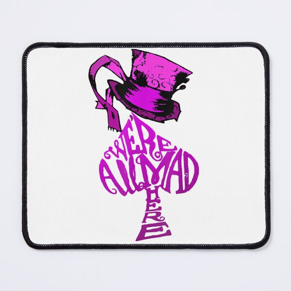 Item preview, Virtuoso Delicate Eye Magic Nice We'Re All Mad Here Pink Hat In Wonderland Tee Shirt Gift For Fan designed and sold by GrCharleRidgley.