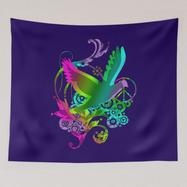 Item preview, Colorful Modern Abstract Art - Dove Of Peace 2 designed and sold by EDDArt.