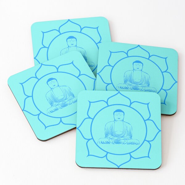 Item preview, Buddha in Lotus Flower designed and sold by MyTshirtArt.