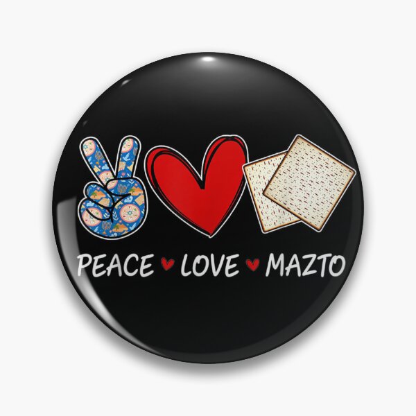 Item preview, Peace Love Matzo Funny Passover Pesach Seder Jewish Food designed and sold by Andreberube.