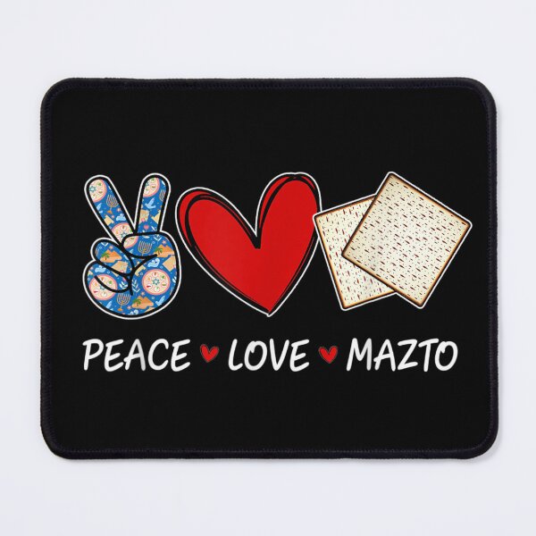 Item preview, Peace Love Matzo Funny Passover Pesach Seder Jewish Food designed and sold by Andreberube.