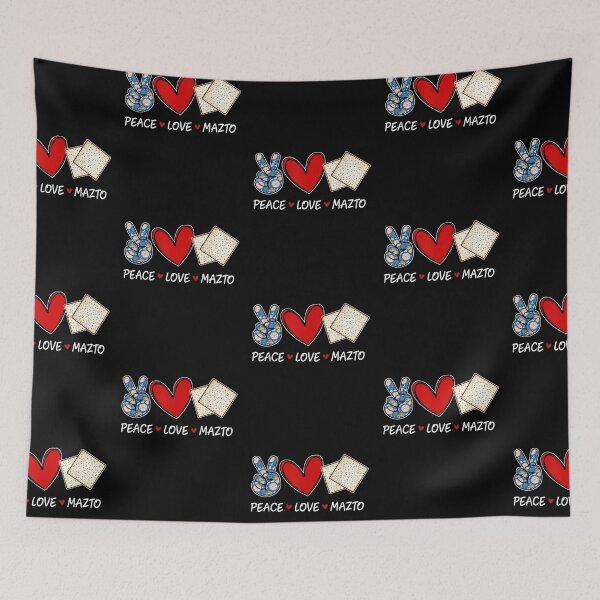 Item preview, Peace Love Matzo Funny Passover Pesach Seder Jewish Food designed and sold by Andreberube.