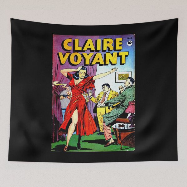 Artikelvorschau, Claire Voyant Psychic Femme Fatale Comic-Cover entworfen und verkauft von ZadokBalinz.