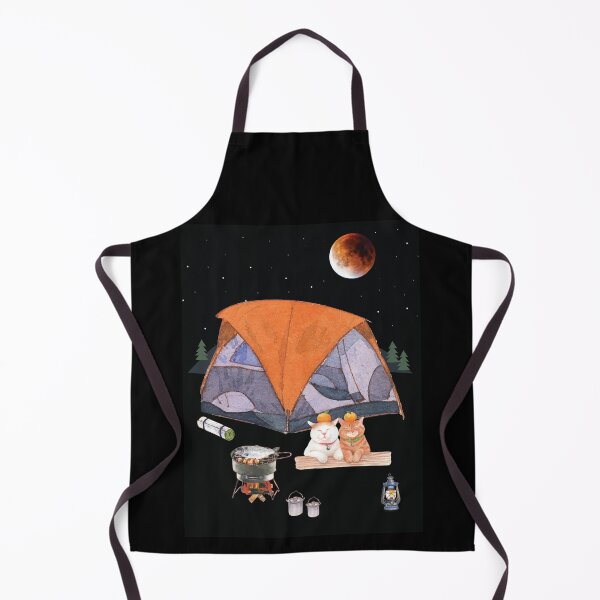 Item preview, Cats Cozying at Camp, Camp Fire Cooking designed and sold by chillaxcats.