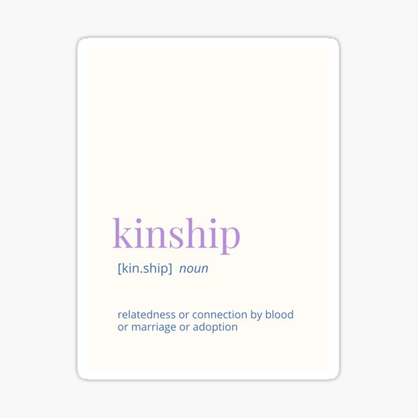 kinship-definition-mother-s-day-gift-dictionary-design-sticker-by