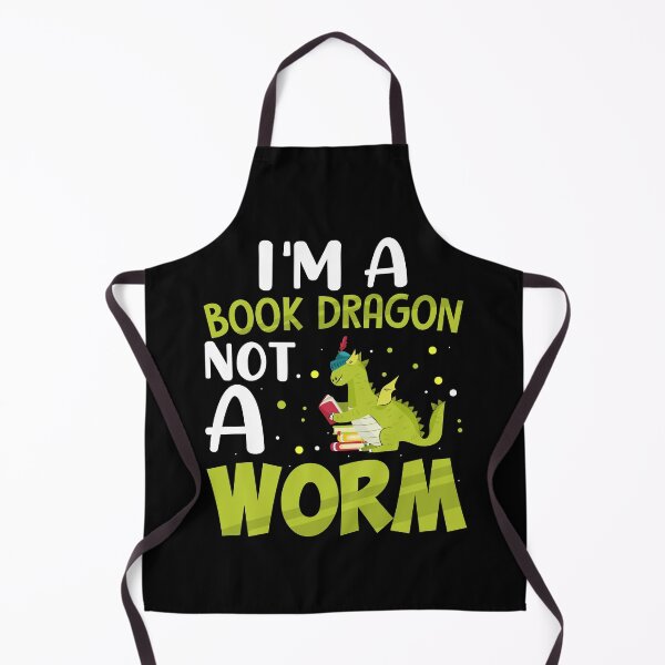Item preview, I'm A Book Dragon Not A Worm designed and sold by WildChildViolet.