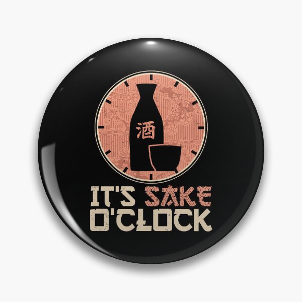 Item preview, Japanese Sake O'Clock Funny Rice Wine designed and sold by StrongShirts.
