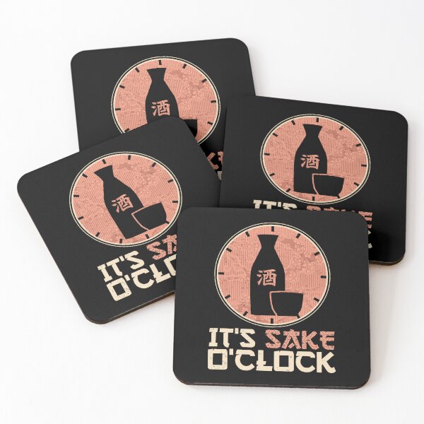 Item preview, Japanese Sake O'Clock Funny Rice Wine designed and sold by StrongShirts.