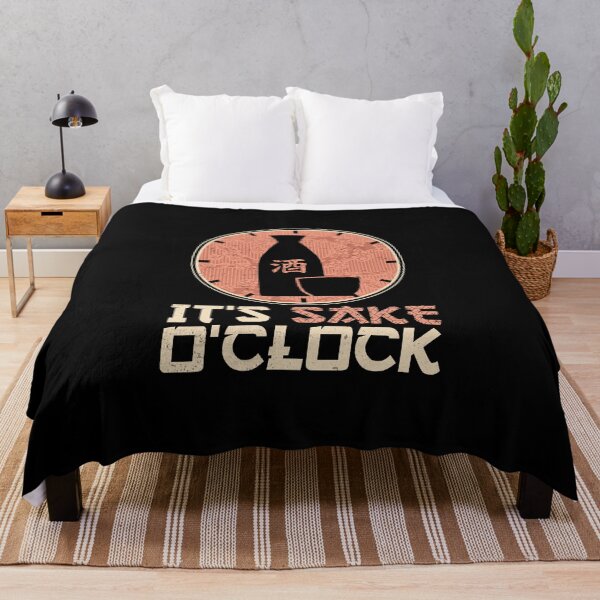 Item preview, Japanese Sake O'Clock Funny Rice Wine designed and sold by StrongShirts.
