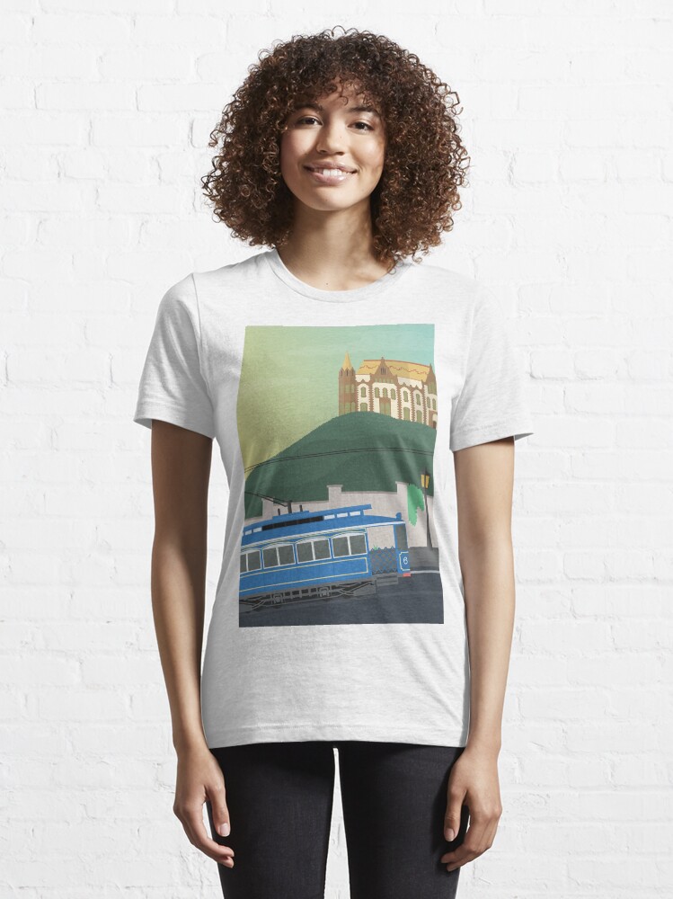Vista alternativa de Camiseta esencial C'MUN 2022 - Tramvía Blau