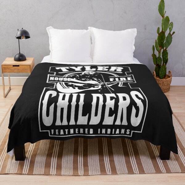 Item preview, White and Black Tyler Childers Classic Feathered Indians Classic designed and sold by marcipattysk1i.