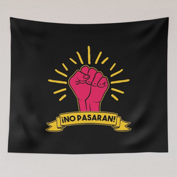 Aperçu de l'œuvre Pas de Pasaran créée et vendue par AngelchicStore.