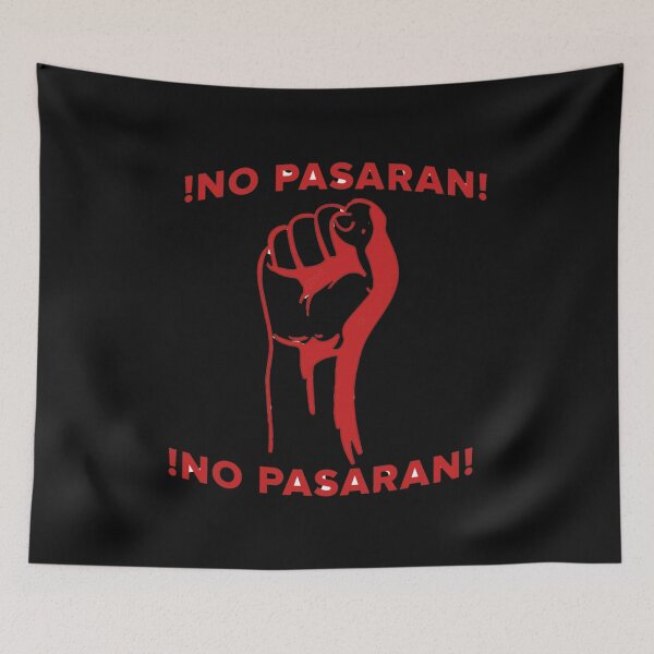 Aperçu de l'œuvre Pas de pasaran créée et vendue par AngelchicStore.