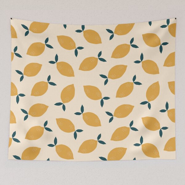 Item preview, Yellow lemons pattern designed and sold by Frauhellen.