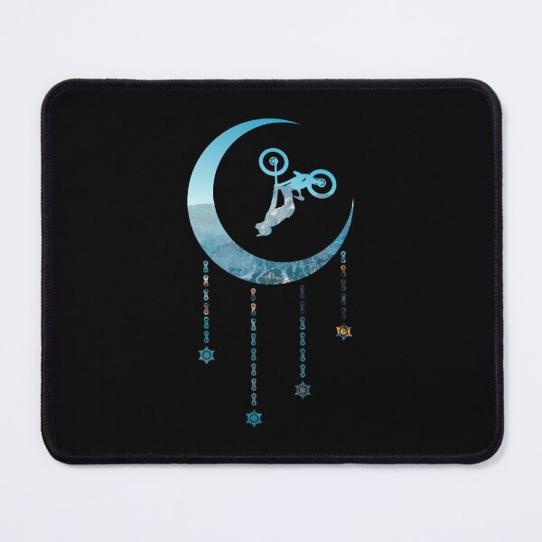 Artikelvorschau, MTB Moon Backflip im blauen Himmel entworfen und verkauft von artOfCal013.
