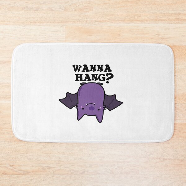 Item preview, Wanna Hang Funny Animal Bat Puns  designed and sold by punnybone.