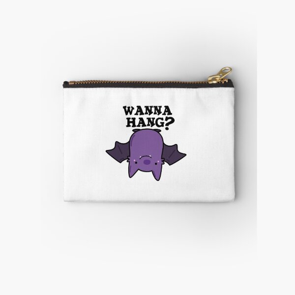 Item preview, Wanna Hang Funny Animal Bat Puns  designed and sold by punnybone.