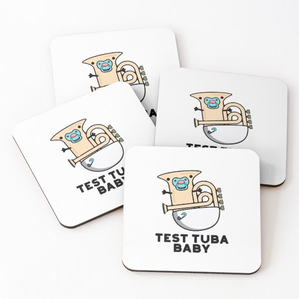 Item preview, Test Tuba Baby Funny Science Tuba Puns  designed and sold by punnybone.