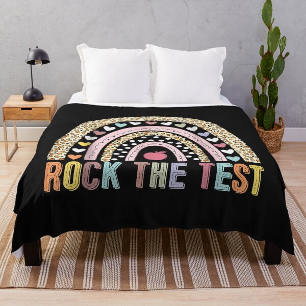 Item preview, Rock The Test Teacher Test Day Testing Day Rainbow Teacher designed and sold by Nena12312.