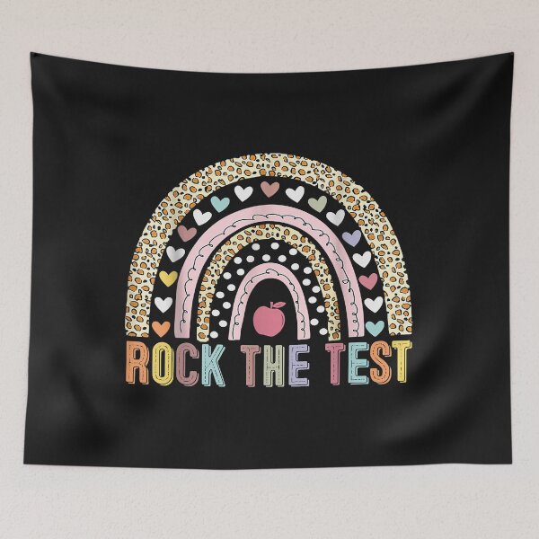Item preview, Rock The Test Teacher Test Day Testing Day Rainbow Teacher designed and sold by Nena12312.