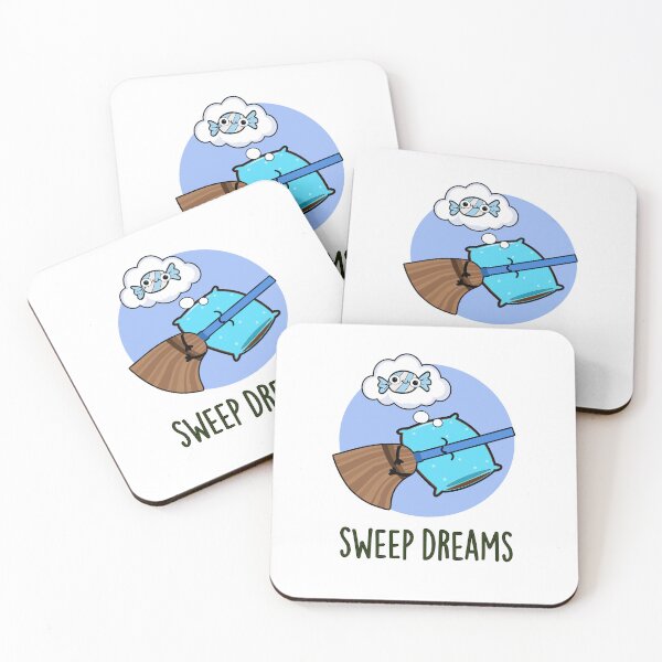 Item preview, Sweep Dreams Funny Broom Puns  designed and sold by punnybone.