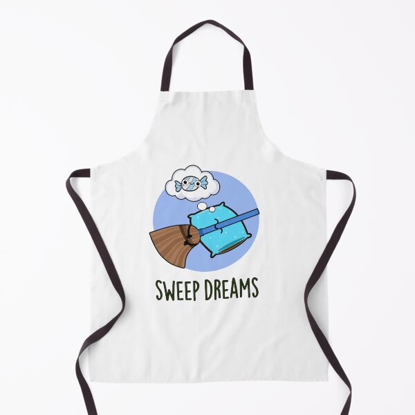Item preview, Sweep Dreams Funny Broom Puns designed and sold by punnybone.