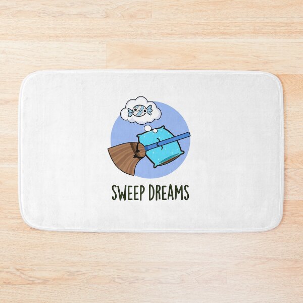 Item preview, Sweep Dreams Funny Broom Puns  designed and sold by punnybone.