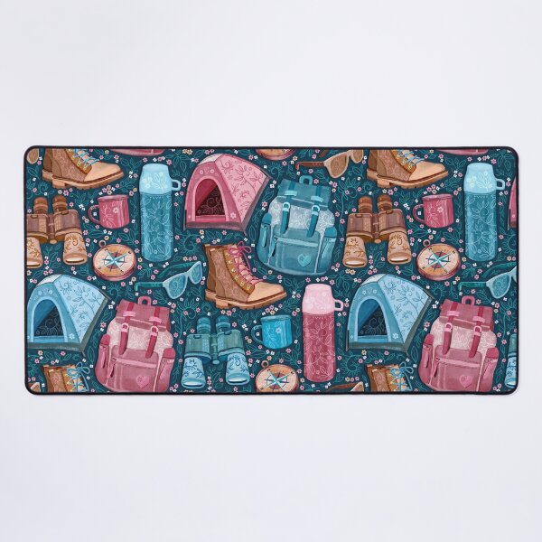 Item preview, Camp Whimsy in Pink, Tan and Blue designed and sold by micklyn.