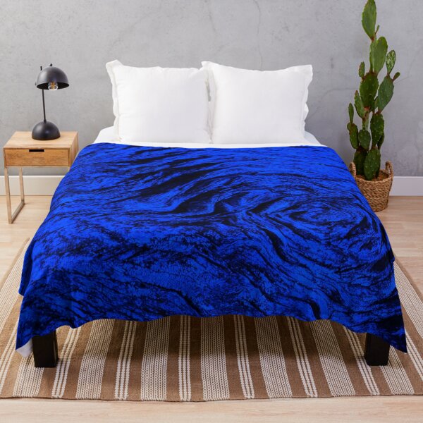 Item preview, Elegant navy blue lava rock pattern designed and sold by fowons.