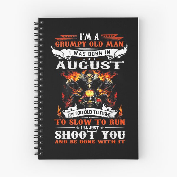 Item preview, Walk Away Im A Grumpy old man I Was born in August designed and sold by TamYork.
