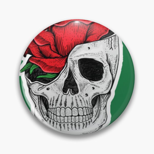 Item preview, Mully Skull Red Roses     designed and sold by GoodAtInternett.