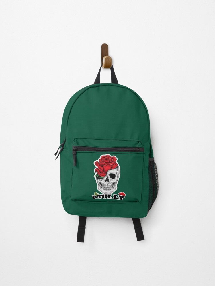 Thumbnail 1 of 3, Backpack, Mully Skull Red Roses     designed and sold by GoodAtInternett.