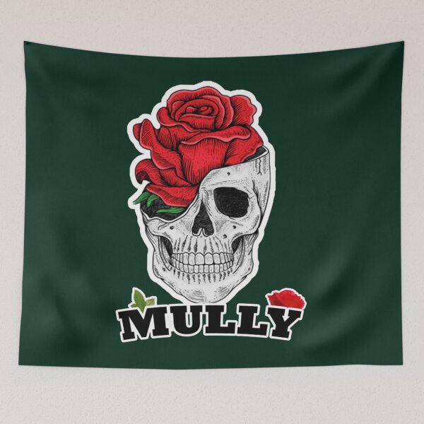 Item preview, Mully Skull Red Roses     designed and sold by GoodAtInternett.