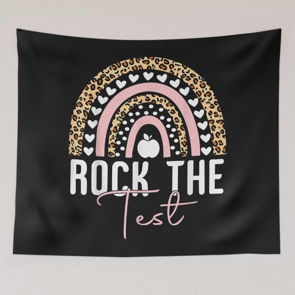 Item preview, Rock The Test Test Day Teacher Testing Day Rainbow Teacher designed and sold by Nena12312.
