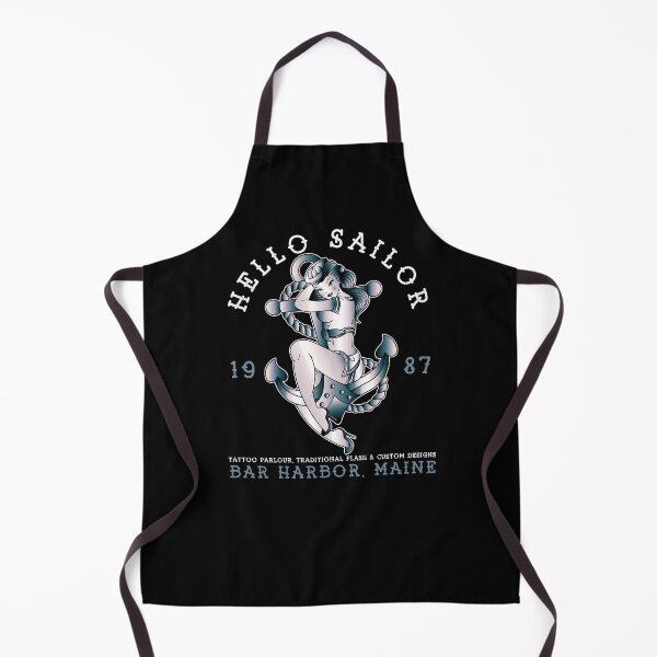 Item preview, Hello Sailor, Old School Nautical, Pinup Girl Tattoo Design, Anchor designed and sold by Proverbial Wisdom Design.