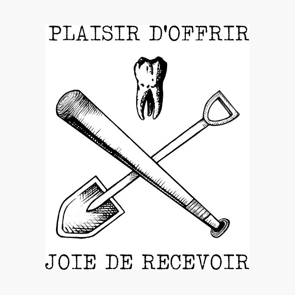 Item preview, Plaisir d'offrir designed and sold by Mel Dredd.