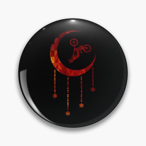 Item preview, MTB Moon Backflip in Red Stained Glass designed and sold by artOfCal013.