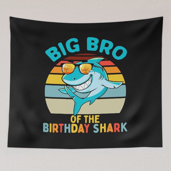 Item preview, Big Bro of the Shark Birthday Brother Matching Family designed and sold by zorinaabzs143.