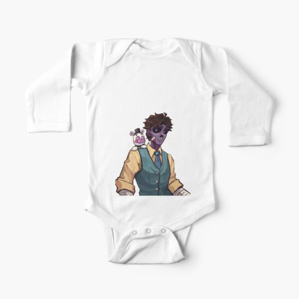Michael Afton Funny Fanart Sticker Long Sleeve Baby One-Piece