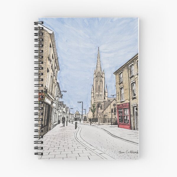 Item preview, St Johns Street Bury St Edmunds Watercolour Painting designed and sold by Tom Crittenden.