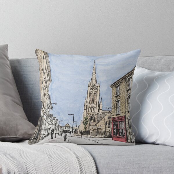Item preview, St Johns Street Bury St Edmunds Watercolour Painting designed and sold by Tom Crittenden.